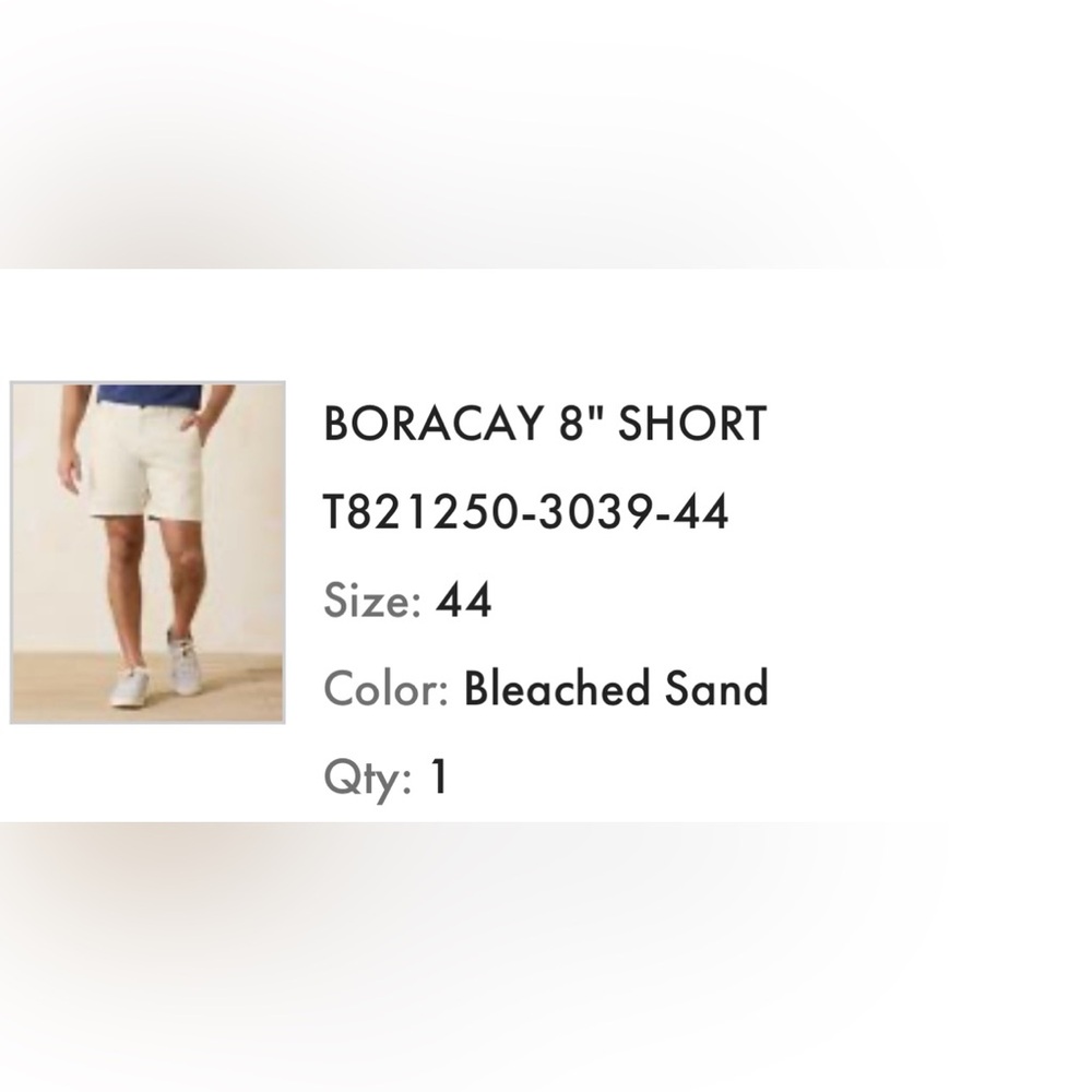Tommy Bahama Borocay 8 Inch Flat Front Shorts - Picture 3 of 7